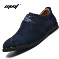 men s shoes chaussure homme men loafers Handmade Genuine Leather suede Men s Flats Casual Shoes