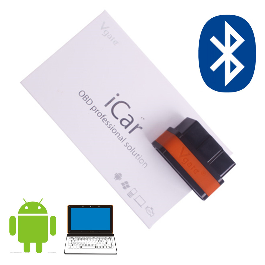 Image of Newest ELM327 Vgate iCar 2 Bluetooth Version ELM327 OBD2 Code Reader iCar2 bluetooth obd2 scanner For Android/ PC