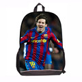 2016 fashion children school bag Cristiano Ronaldo 3D printing backpacks for teen boys fans bag soccer