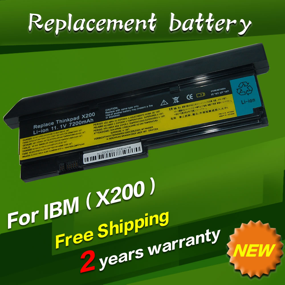 7800mAh 9 CELL NEW Laptop battery for IBM Lenovo ThinkPad X200 X200S X201 X201S X201i 42T4650