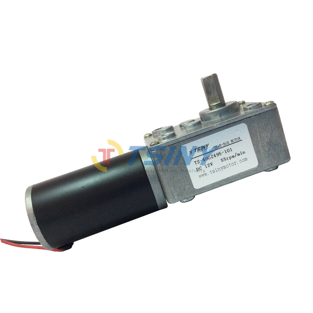 Купить Червь DC dc 12v/55 об/мин мотор-редуктор, шестерни редуктора ...
