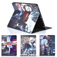 New Superman Batman PU Leather + Silicon back cover  for 7.9″ Apple iPad mini 3 2 1 protective  stand holder support tablet case