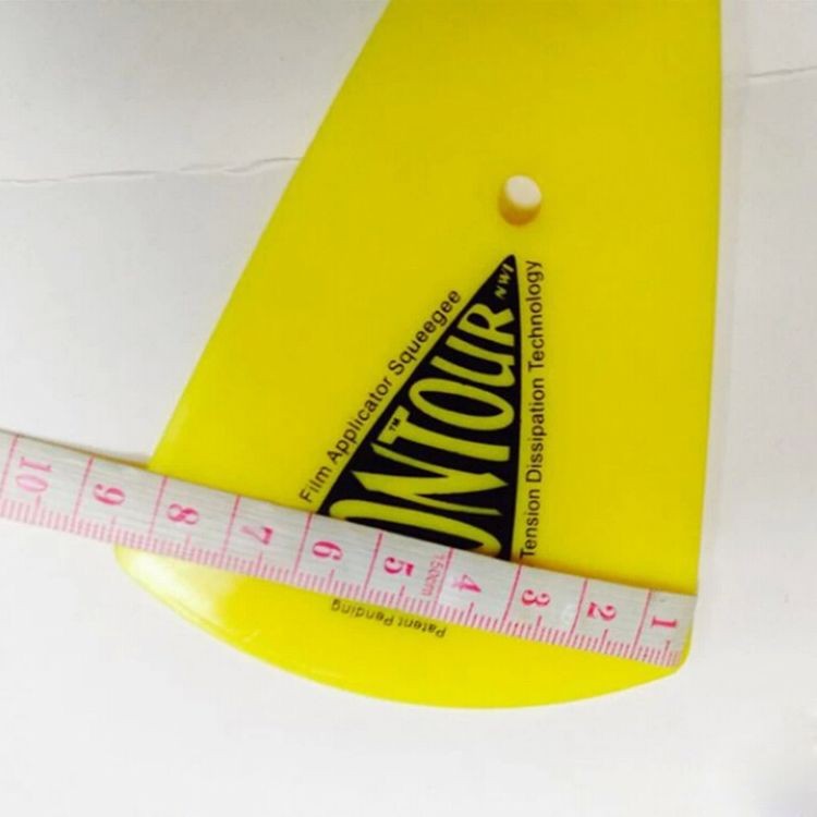 Yellow Color Pointed end Scraper squeegee (2)