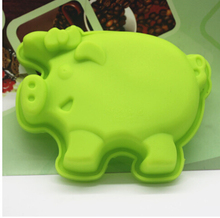 Set Of 6 pcs The Little Pigs Silicone Mold For Kitchen Accessories Or Cake Decorating Tools