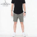 Men Casual Shorts 2017New Arrival ArTees Brand Summer Slim Fit Print Cotton Knee Length Shorts Plus