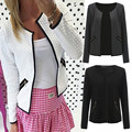 CELMIA S 4XL Autumn Women Jacket Long Sleeve Zipper Pockets Slim Short Cardigan Coat Casual Outwear