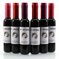 Popfeel Professional 6 Colors Red Wine Shaped Lip Gloss Non stick Waterproof Lipsticks Lip Makeup Cosmetic