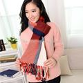 New Winter colorful Plaid scarf for women fashion shawls cashmere Tartan scarves
