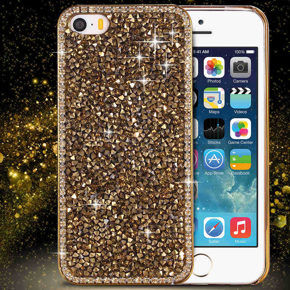5 5S Glitter Bling Crystal Rhinestone Luxury Case for apple iphone 5 5S 5G Cute Diamond