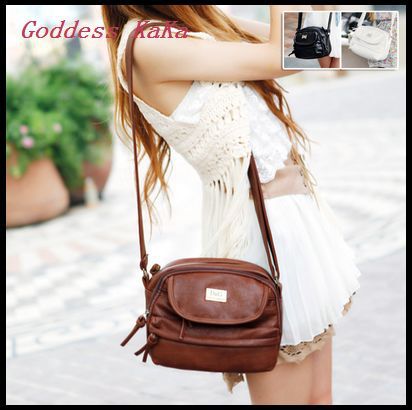 Image of 2014 new free shipping casual all-match tassel zipper small bags women's handbag shoulder bag messenger bag K007