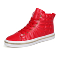 newest fashion model mens ankle shoes 3D style convexity PU leather boots trend cool boys convex