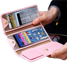 2016 New Fashion Women Men Wallet Leather Travel Cover For Passports Packages Documents Holder ID credit Card Bag organizer
