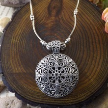 2014 Hot Hollow Vintage Turquoise Bohemia Necklace Charm Jewelry Tibet Brand Statement Women Necklaces Wholesale 2015