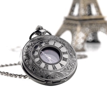 2015 Pocket Watch Roman Pattern Fashion Steampunk Retro Vintage Quartz Newest
