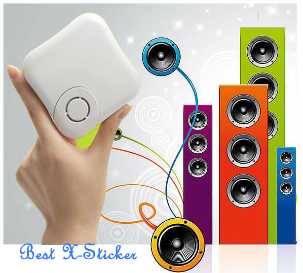 100ps/lot XDREAM X Sticker vibration speaker new generation portabl mini speaker X Vibe music