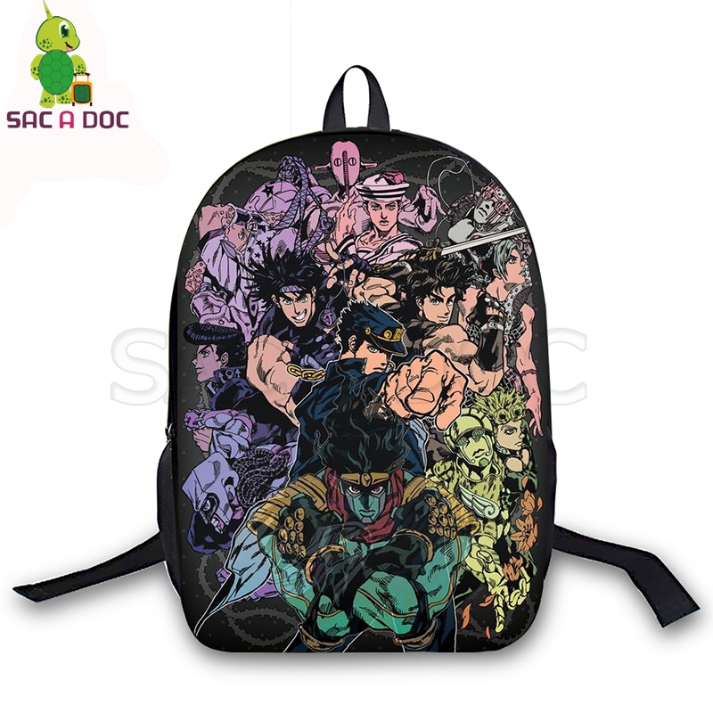 JoJos Bizarre JOLYNE CUJOH School Backpack Lightweight Bookbags Students Schoolbag Travel Daypack Laptop Bag For Womens Mens 