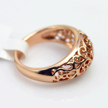 Free shipping New arrival 18K gold plated hollow out retro totem flower jewelry rings