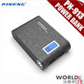 Original Pineng 10000mAh Power Bank Portable PN 913 External Battery Rechargeable Backup Charger Powerbank Bateria Externa