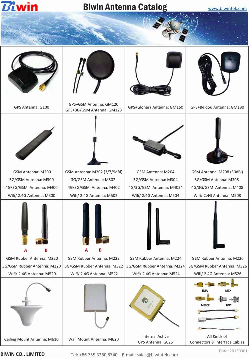 Biwin Antenna Catalog_2015
