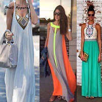 High-Quality-Summer-Women-Long-Dress-Plus-Size-slim-Clothing-maxi-white-beach-Dresses-Bohemian-Chiffon