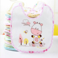 Random Color Baby Bib Infant Saliva Towels Newborn Wear Burp Cloths Cotton Soft Bib 2016