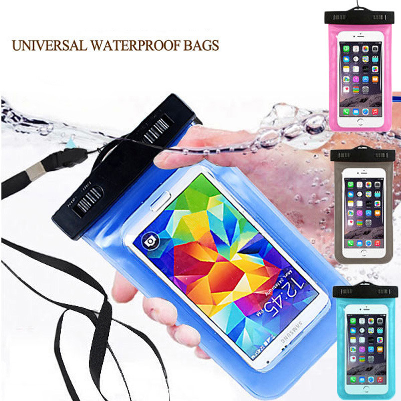 Image of 1PCS Clear Waterproof Pouch Dry Case Cover For 5.5 inch Phone Camera Mobile phone Waterproof Bags for IPHONE 4 4S 5 5S 6 6S PLUS