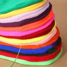 Ready for Winter Warm Unsex Knitting Women Men Wool Fluorescence Color Sport Outdoor Tabby Solid Elastic