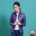Women Coat Winter Fashion Solid Zipper Pockets Standard Full Length Dark Down Slim Paraks Ladies Warm