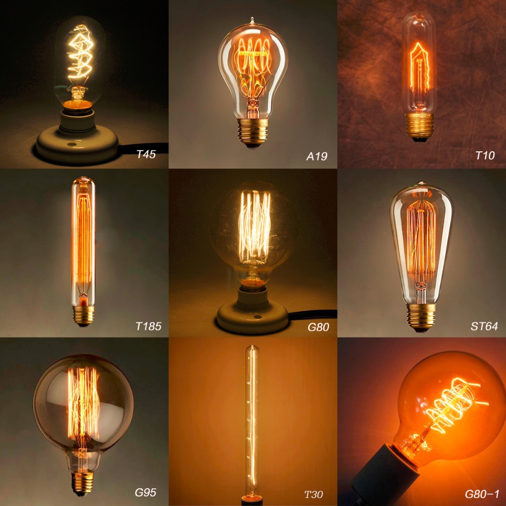 Pendant Filament Bulbs Decorative Antique Edison Style Light