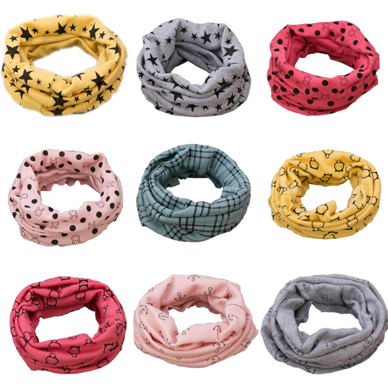 Spot Hat Scarf Dual Children Muffler Autumn Winter...