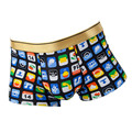 2016 Hot Sale Men Boxer Underwear Fashion Printed cueca boxer Men Comfortable Breathable Shorts Boxers Underwears