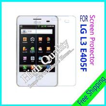 3pcs For LG E405F Clear Glossy Screen Protector, Screen Protective Film For LG E405F With Cloth