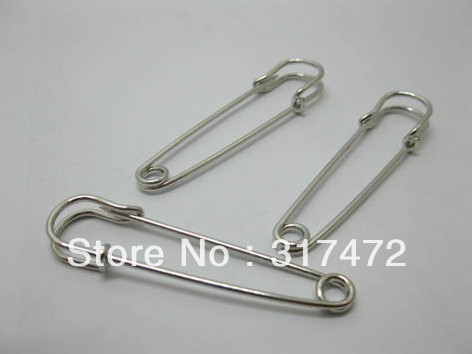Free shipping 50mm Lagenlook font b Kilt b font Brooch Pin Mental Brooch Pin Finding 200pcs
