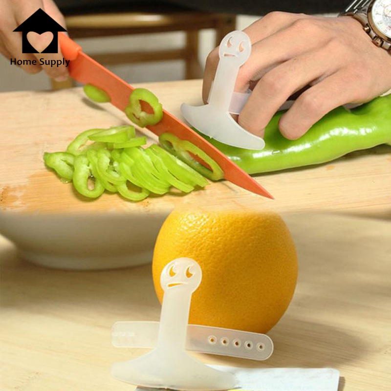 Image of Smiley Armfuls Daily Kitchen Chopping Hand Protector Kitchen Knife Cutting Finger Protection Tools Finger Guard PY0034