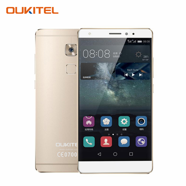 Oukitel U13 5.5 FHD 2.5D Screen Fingerprint Smartphone 3GB RAM+64GB ROM Cell Phone MT6753 Octa Core Android 6.0 Mobile Phone