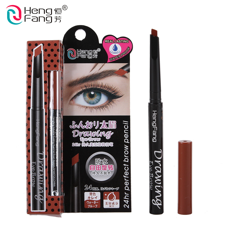 Image of 1Pcs HengFang Drawing Eyebrow Automatic Pencil 24 Hours Long-Lasting Waterproof Colored Pencils Eye Enhancer 0.5g #H6502