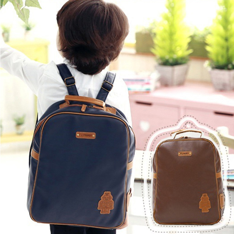 Cool! Cartoon Robot School Backpack Girls Boys Chi...