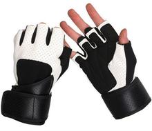 New 2014 PU Leather Gym Gloves Fitness Body Building Exercise Training Weight Lifting Cycling Gloves For Men/Women, GL30