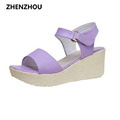 Women s shoes Free shipping 2017 summer new fish mouth thick bottom sponge with waterproof contracted