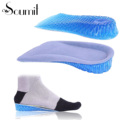 Soumit Silicone 3cm Height Increase Honeycomb Gel Insole Invisible Breathable Lifts Shoe Pads Elevator Insoles for