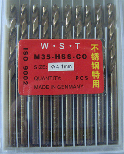 4 1mm Cobalt drill bit Straight Shank Twist Drill bit 10pcs 1 lot M35