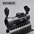 Tactical optics riflescope 3X42 Red Green Dot Sight Scope Fit Picatinny Rail Mount 11 20mm Hunting