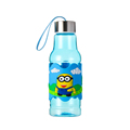 Outdoor Travel Water Bottles PVC Embossed Cartoon 450ml PP Plastic Drinking Bottles Drinkware With Rope Kettle