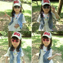 2015 Time limited New Cute Rabbit Baby Kids Sunglasses Child Goggles Bow Eyewear UV 400 Hot