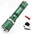 Zoomable Cree Q5 Flashlight torchSelf Defense Led Flash Light Outdoor Tactical Lamp Hunting Defensive 18650 AAA