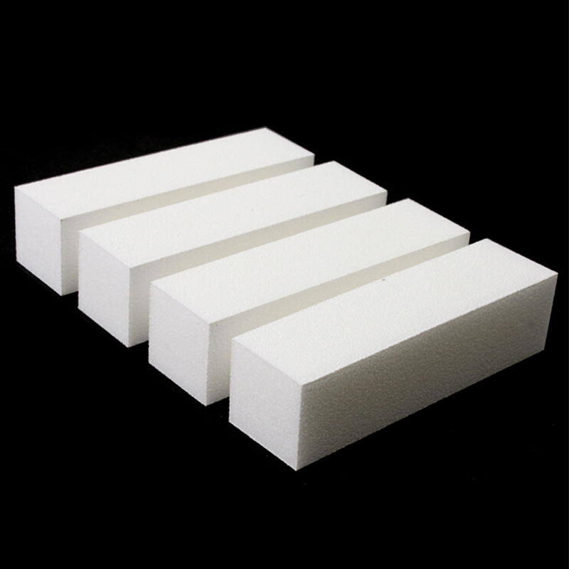 10 Pcs/Lot Nail Art Buffing File Block Pedicure Manicure Buffing Sanding Polish White Nail File Nail Art Tips
