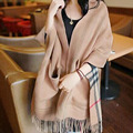 Big pocket shawl scarf female dual use Imitation of cashmere wool keep warm Plaid spring and