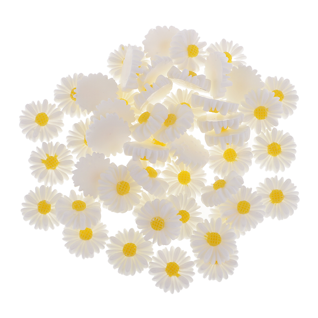 10 Pack Wooden DAISY FLOWER Shape Craft Blank Embellishment DASIY FLOWER
