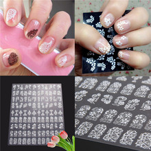 High quality Nails Sticker beauty tools 3D DIY Flower Design Nail Art Stickers Flower Manicure Tips
