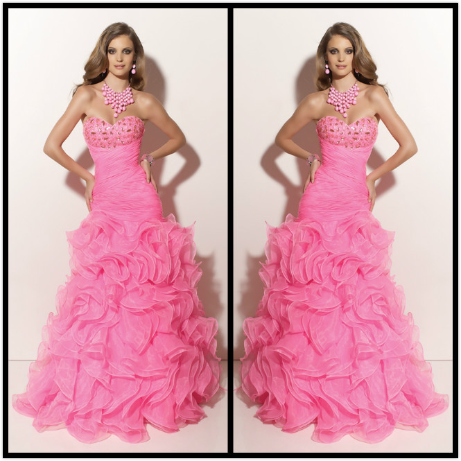 long tail quinceanera dresses